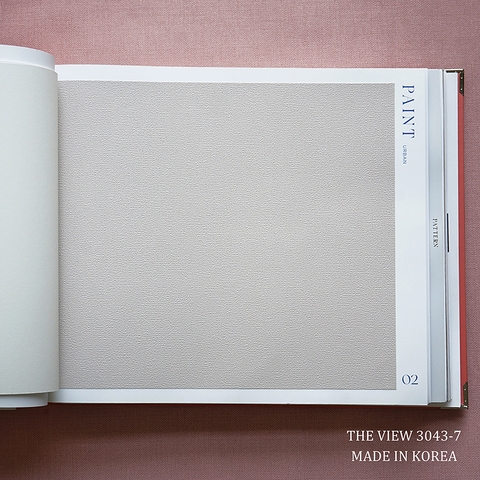 Giấy dán tường một màu Hàn Quốc The View 3043