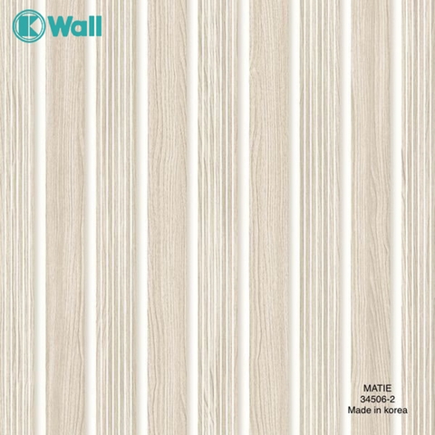 Giấy dán tường vân dọc Hàn Quốc Matie 34506