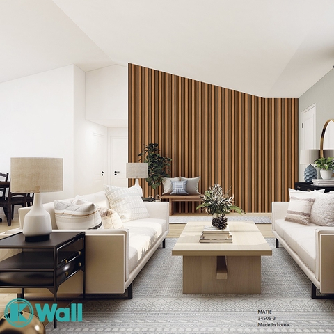 Giấy dán tường vân dọc Hàn Quốc Matie 34506