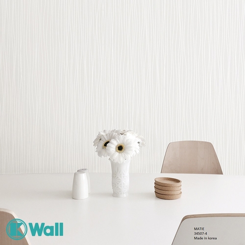 Giấy dán tường vân dọc Hàn Quốc Matie 34507