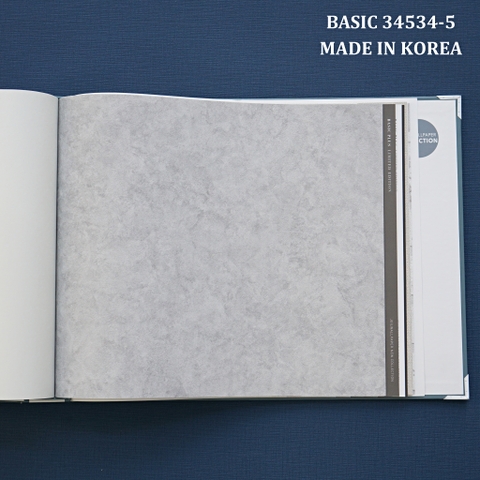 Giấy dán tường một màu Hàn Quốc Basic+ 34534-5