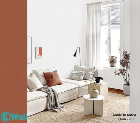 Giấy dán tường một màu Hàn Quốc The View 3046