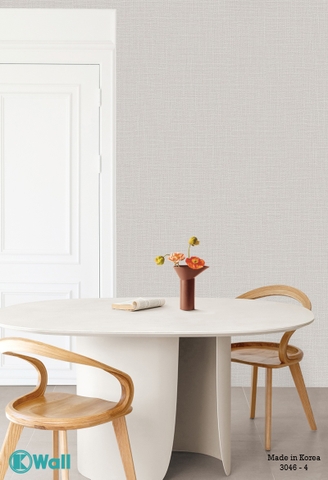 Giấy dán tường một màu Hàn Quốc The View 3046