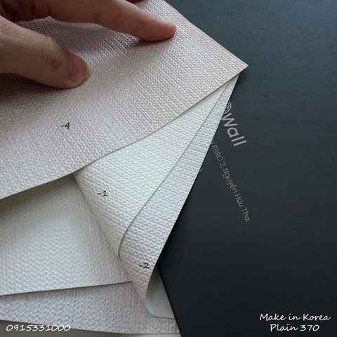 Giấy dán tường vân vải Plain 370
