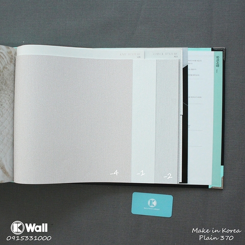 Giấy dán tường vân vải Plain 370