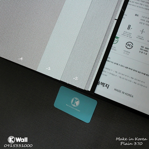 Giấy dán tường vân vải Plain 370