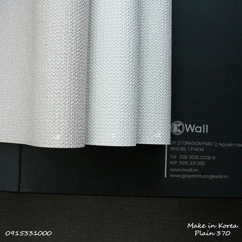 Giấy dán tường vân vải Plain 370