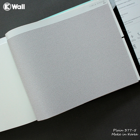 Giấy dán tường Hàn Quốc vân vải 377 Plain