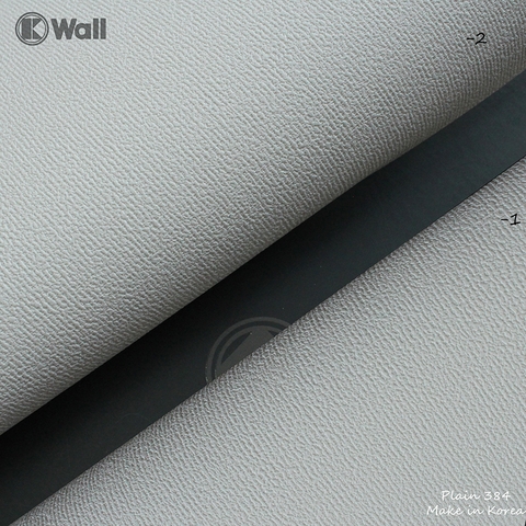 Giấy dán tường trắng nhập khẩu Hàn Quốc Plain 384