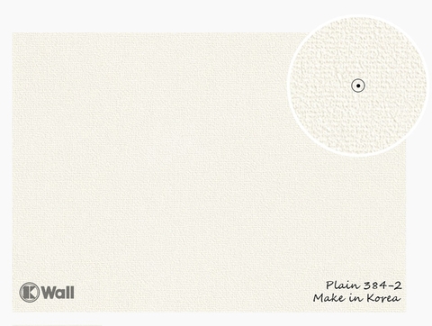 Giấy dán tường trắng nhập khẩu Hàn Quốc Plain 384
