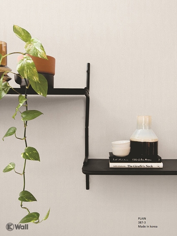Giấy dán tường vân vải nhập khẩu Hàn Quốc Plain – 387