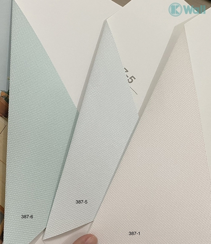 Giấy dán tường vân vải nhập khẩu Hàn Quốc Plain – 387