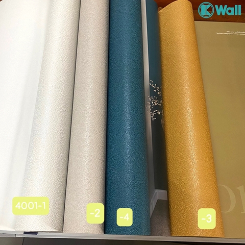 Giấy dán tường một màu Hàn Quốc Aurora 4001