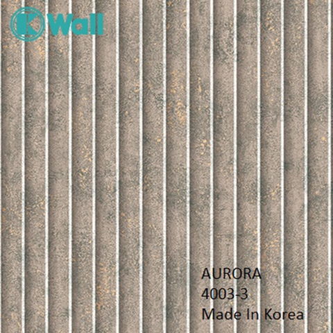 Giấy dán tường vân dọc Hàn Quốc Aurora 4003