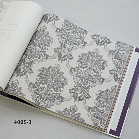 Giấy dán tường hoa văn Hàn Quốc Aurora 4005