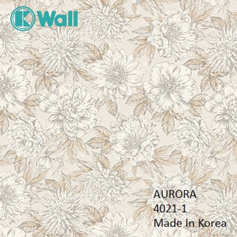 Giấy dán tường hoa Hàn Quốc Aurora 4021