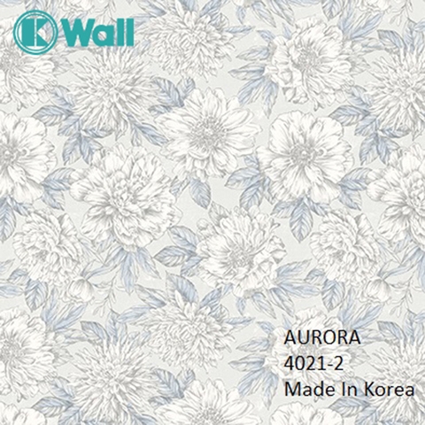 Giấy dán tường hoa Hàn Quốc Aurora 4021