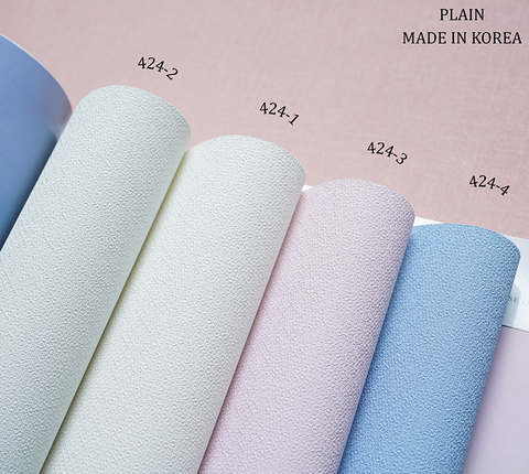 Giấy dán tường Hàn Quốc vân nổi Plain 424