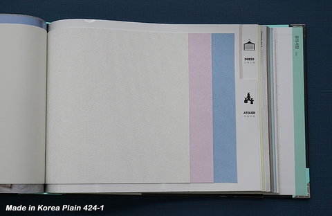 Giấy dán tường Hàn Quốc vân nổi Plain 424