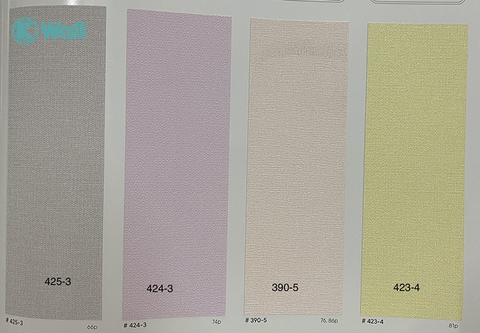 Giấy dán tường vân vải Hàn Quốc Plain 425
