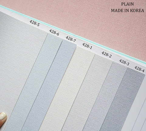 Giấy dán tường vân vải Hàn Quốc Plain 428