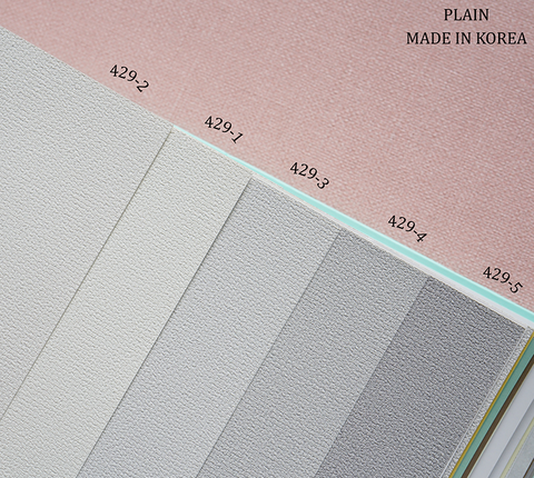 Giấy dán tường vân vải Hàn Quốc Plain 429