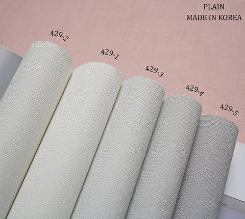 Giấy dán tường vân vải Hàn Quốc Plain 429