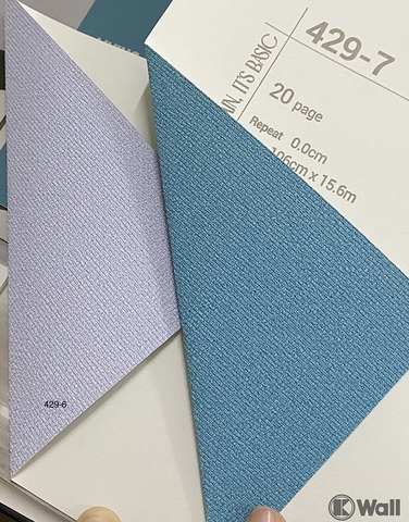 Giấy dán tường vân vải Hàn Quốc Plain 429