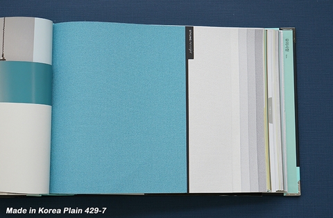 Giấy dán tường vân vải Hàn Quốc Plain 429