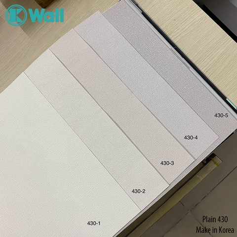 Giấy dán tường vân vải Hàn Quốc Plain 430