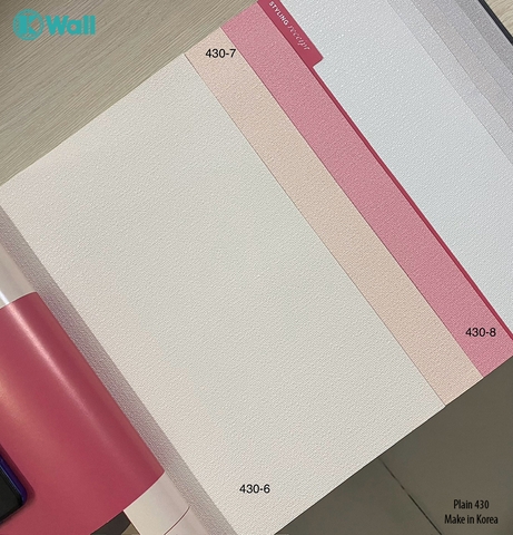 Giấy dán tường vân vải Hàn Quốc Plain 430
