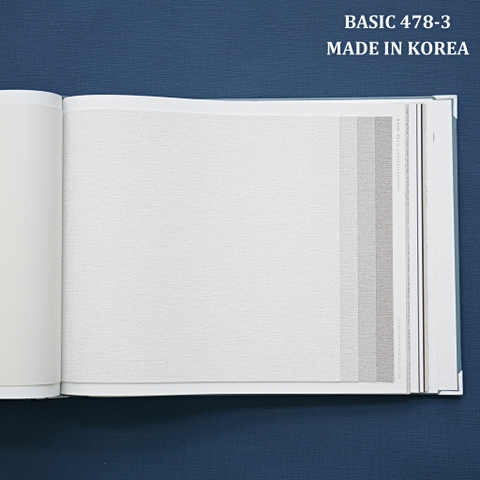 Giấy dán tường một màu Hàn Quốc Basic+ 478-3