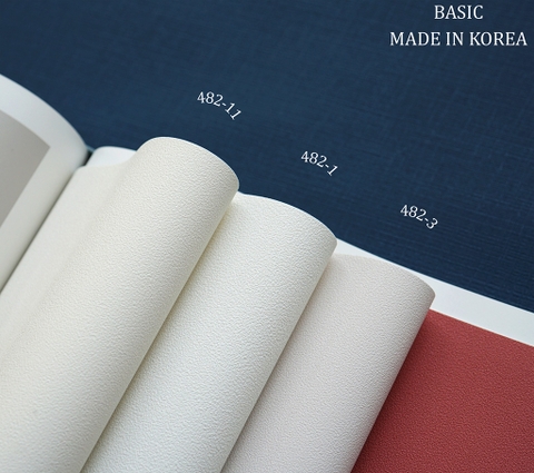 Giấy dán tường một màu Hàn Quốc Basic+ 482-12