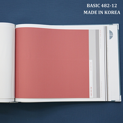 Giấy dán tường một màu Hàn Quốc Basic+ 482-12