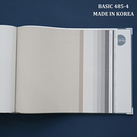 Giấy dán tường một màu Hàn Quốc Basic+ 485-4