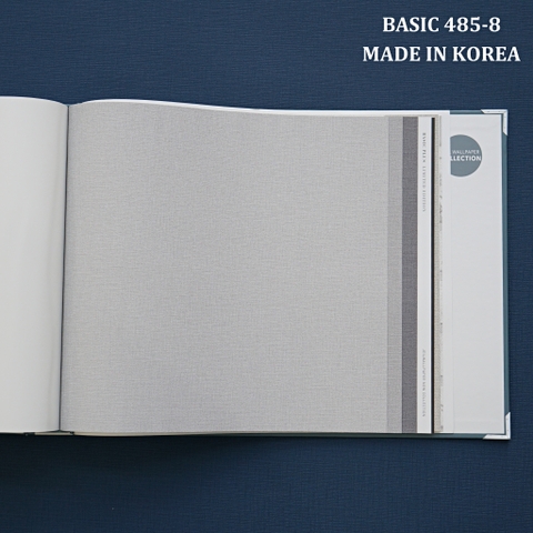 Giấy dán tường một màu Hàn Quốc Basic+ 485-8