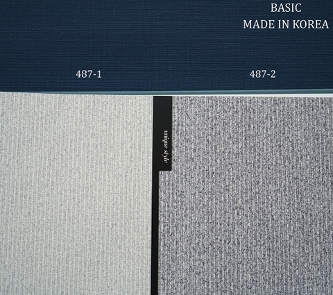 Giấy dán tường một màu Hàn Quốc Basic+ 487-1