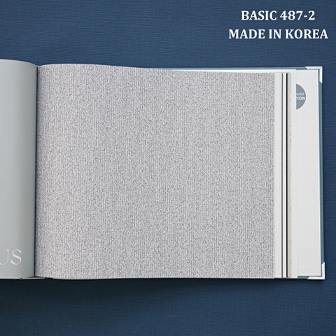 Giấy dán tường một màu Hàn Quốc Basic+ 487-2