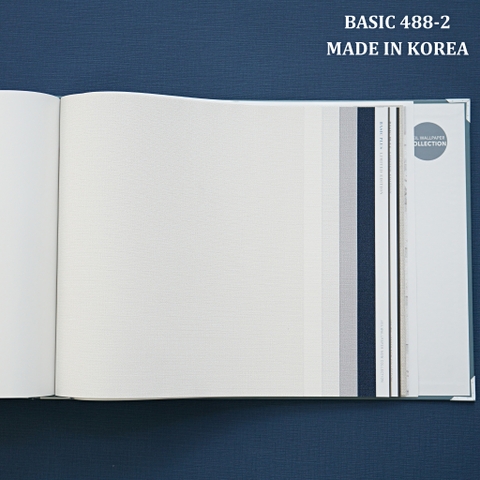 Giấy dán tường một màu Hàn Quốc Basic+ 488-2