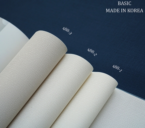 Giấy dán tường một màu Hàn Quốc Basic+ 488-1