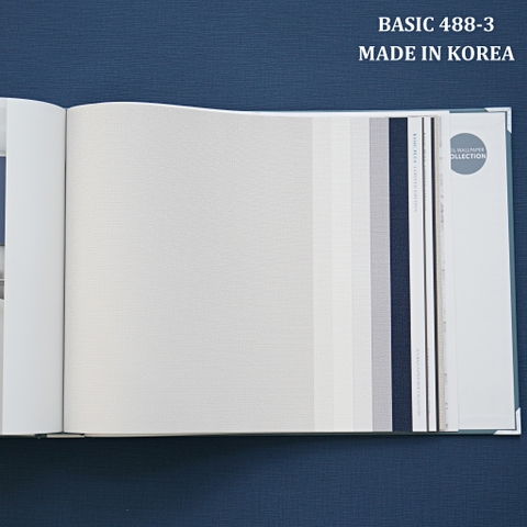 Giấy dán tường một màu Hàn Quốc Basic+ 488-3