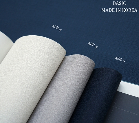 Giấy dán tường một màu Hàn Quốc Basic+ 488-4