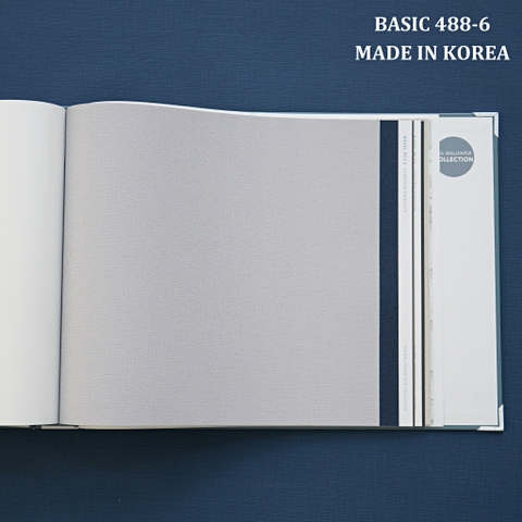 Giấy dán tường một màu Hàn Quốc Basic+ 488-6