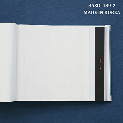 Giấy dán tường một màu Hàn Quốc Basic+ 489-2