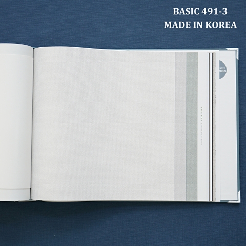 Giấy dán tường một màu Hàn Quốc Basic+ 491-3