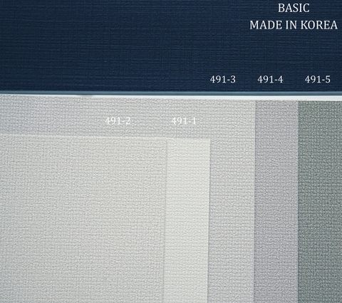 Giấy dán tường một màu Hàn Quốc Basic+ 491-3