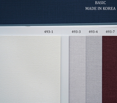 Giấy dán tường một màu Hàn Quốc Basic+ 493-1