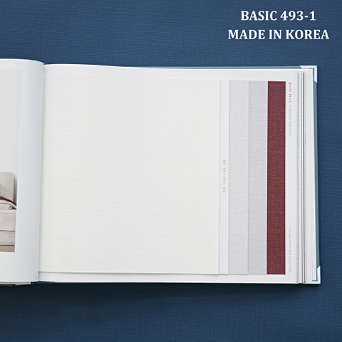 Giấy dán tường một màu Hàn Quốc Basic+ 493-1