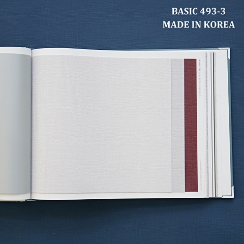 Giấy dán tường một màu Hàn Quốc Basic+ 493-3