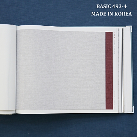 Giấy dán tường một màu Hàn Quốc Basic+ 493-4